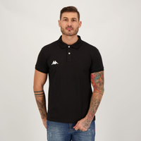 Polo Kappa Piquet Preta