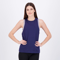 Regata Fila Comfort Chevron Letter Feminina Marinho