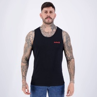 Regata Hurley Puff Preta e Vermelha