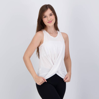 Regata Selene Fitness Feminina Branca