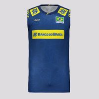 Regata Volt Brasil Vôlei CBV 2025 Marinho