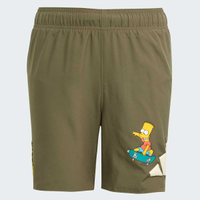 Shorts de Natação Adidas Simpsons Infantil Verde Oliva