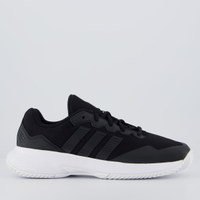 Tênis Adidas Gamecourt 2 Feminino Preto e Branco