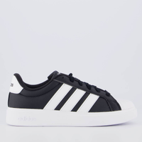 Tênis Adidas Streettalk Junior Juvenil Preto e Branco