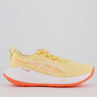Tênis Asics Gel Cumulus 27 Feminino Laranja e Amarelo