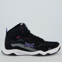 Tênis Everlast Forceknit Pro Feminino Preto e Lilás