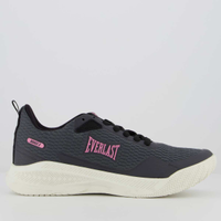 Tênis Everlast Range 3 Feminino Cinza e Rosa