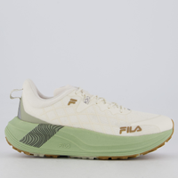 Tênis Fila Racer Skytrail Feminino Bege e Verde