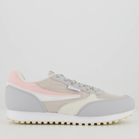 Tênis Fila Renno Classic Feminino Prata e Branco