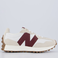 Tênis New Balance 327 V1 Feminino Bege e Vinho