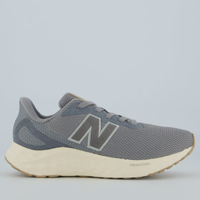 Tênis New Balance Fresh Foam Arishi V4 Feminino Cinza e Branco