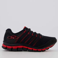 Tênis Olympikus Dynamic Juvenil Preto e Vermelho