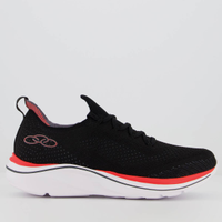 Tênis Olympikus Look Feminino Preto e Rosa