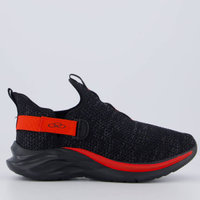 Tênis Olympikus Maneiro Juvenil Preto e Vermelho