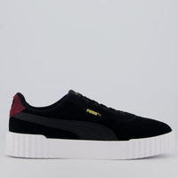 Tênis Puma Carina 3.0 SD Feminino Preto e Dourado