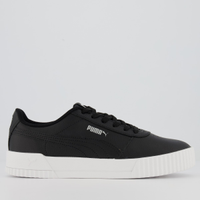 Tênis Puma Carina L BDP Feminino Preto e Branco