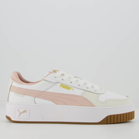 Tênis Puma Carina Street BDP Feminino Branco e Rosa