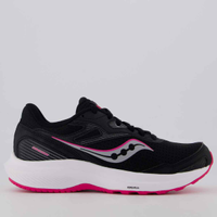 Tênis Saucony Cohesion 16 Feminino Preto e Rosa