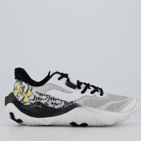 Tênis Under Armour Dime Branco e Preto