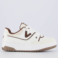 Tênis Via Marte V042 Feminino Branco e Bege