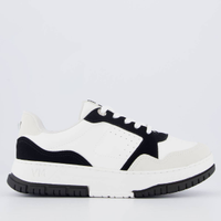 Tênis Via Marte V219 Feminino Branco e Preto