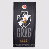 Toalha de Banho Vasco Escudo Preta