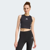 Top Adidas 3 Stripes Pad Feminino Preto