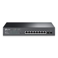 Switch TP-Link Smart Gigabit com 8 Portas PoE+ e 2 Slots SFP JetStream - TL-SG2210MP
