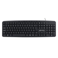 Teclado C3Tech Multimídia, com Fio, ABNT2, USB, Preto - KB-M40BK