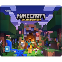 Gift Card Minecraft Java & Bedrock, 2 em 1! Cartão Presente Digital