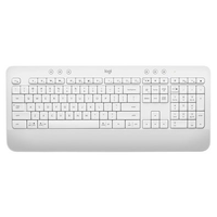 Teclado Sem Fio Logitech Signature K650, Bluetooth, USB, Com Apoio para as Mãos, US, Branco - 920-010965