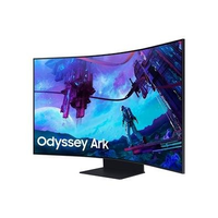 Monitor Gamer Curvo Samsung Odyssey Ark 55", 4K, 165Hz, 1ms, Gen 2, FreeSync Premium Pro, USB-C, Altura Ajustável, Som Integrado - LS55CG97WNLXZD