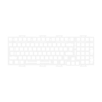 Plate Para Teclado Monsgeek Branco, M1 Pom - 6975351381259