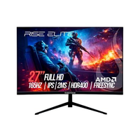 Monitor Gamer Rise Mode Elite 27", FHD, 165Hz, IPS, FreeSync, HDR 400, DisplayPort e HDMI, sRGB 99%, Preto - RM-MOG-27F165FH-B