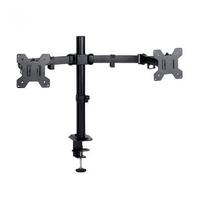 Suporte de Mesa Articulado para 2 Monitores de 13" a 32" Vinik, Ajustes de rotação e inclinação, VESA, Preto - SM341C