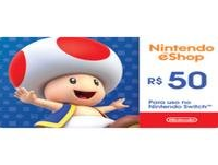 Gift Card Nintendo eShop R$50 - Cartão Presente Digital