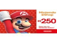 Gift Card Nintendo eShop R$250 - Cartão Presente Digital