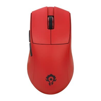 Mouse Gamer Sem Fio Redragon King Pro Horda Do World Of Warcraft, até 26000DPI, Bluetooth e USB Tipo-C, Vermelho - 6975763145197