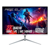 Monitor Gamer Rise Mode Elite 27", QHD, 180Hz, 1ms, IPS, FreeSync, HDR 400, HDMI e DisplayPort, sRGB 110%, Branco - RM-MOG-27F1802K-W
