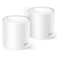 Roteador Mesh TP-Link Deco X10, Wi-Fi 6, AX1500, Dual-Band, 2 Portas Gigabit, Branco, Kit com 2 Unidades - Deco X10(2-pack)(BR)