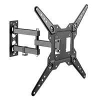 Suporte Biarticulado de Parede Vinik, para TVs de 23" a 55", com Inclinação, Preto - STA-2355