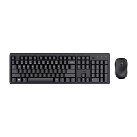 Combo Teclado e Mouse Sem Fio Trust ODY II, 1600 DPI, Pilhas Inclusas, ABNT2, Preto - 26014