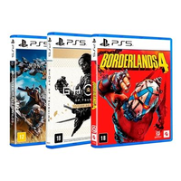 Kit Jogo Monster Hunter Wilds + Borderlands 4 + Ghost Of Tsushima Versão do Diretor PS5