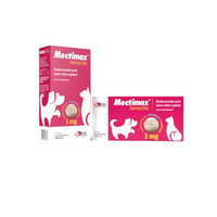 Antiparasitário Mectimax para Cães e Gatos 3 mg - 4 comprimidos