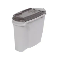 Porta-ração Dispenser Home Plast Pet Cinza