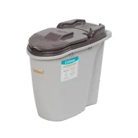 Porta-ração Dispenser Home Plast Pet Cinza