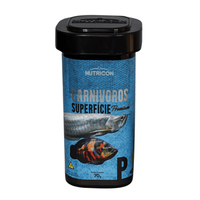 Ração para Peixes Carnívoros de Superfície com Alho Nutricon - 70 g
