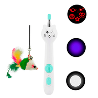 Varinha para Gatos com Luz e Laser Verde Savana Pet - Único