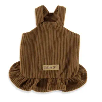 Jardineira para Cães Bichinho Chic Marrom