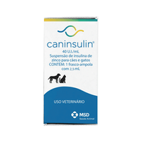 Caninsulin 40 U.I./ml para Cães e Gatos MSD